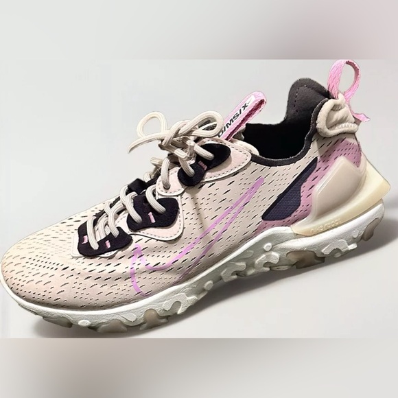 Size 9 - Nike React Vision Cave Purple Pink W - Picture 5 of 7